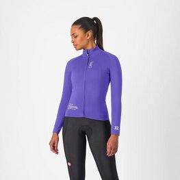CASTELLI Cycling thermal jacket - DO.DI.CI. W - purple