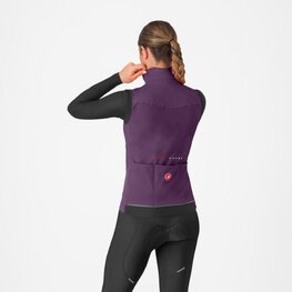 CASTELLI Cycling gilet - PERFETTO AIR W - purple