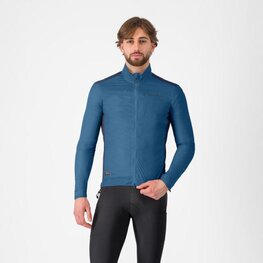 CASTELLI Cycling windproof jacket - UNLIMITED TRAIL - blue