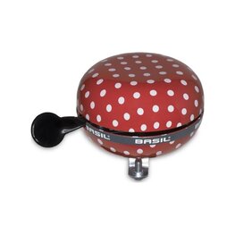 BASIL bell - POLKADOT BIG BELL - red/white