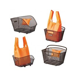BASIL Cycling bag - KEEP SHOPPER - orange