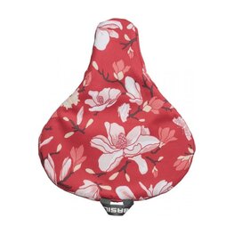 BASIL bike defender - MAGNOLIA SADDLE COVER - red