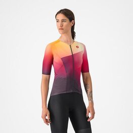 CASTELLI Cycling short sleeve jersey - FREE SPEED 3 W RACE TOP - multicolour