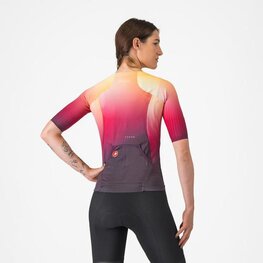 CASTELLI Cycling short sleeve jersey - FREE SPEED 3 W RACE TOP - multicolour