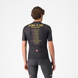 CASTELLI Cycling short sleeve jersey - GIRO HIGHWAY TO ROME - black
