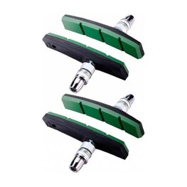BBB brake rubbers - ESTOP - green
