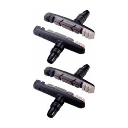 BBB brake rubbers - TRISTOP - black