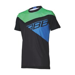 BBB Cycling short sleeve jersey - GRAVITY - blue/green/black