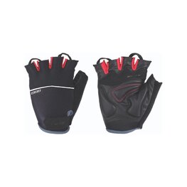 BBB Cycling fingerless gloves - OMNIUM - red/black
