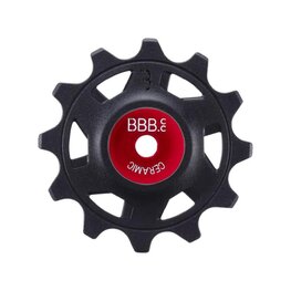BBB pulleys for the derailleur - ROLLERBOYS CERAMIC 12T, 14T - red/black