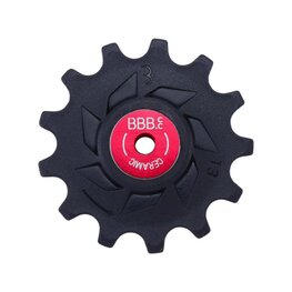 BBB pulleys for the derailleur - ROLLERBOYS CERAMIC 13T - red/black