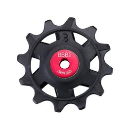 BBB pulleys for the derailleur - ROLLERBOY CERAMIC 12T SR - red/black