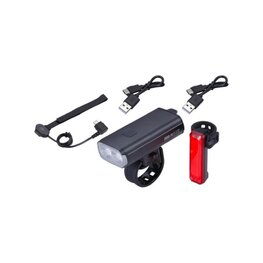 BBB set of lights - STRIKEDUO 1600 COMBO - black