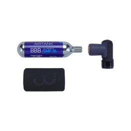 BBB CO2 cartridge/inflator - CO2 AIRPUSH - black