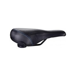 BBB saddle - COMFORTPLUS RELAXED LEATHER 205MM - black