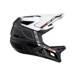 LEATT Cycling helmet - MTB GRAVITY 6.0 CARBON - white/black