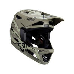 LEATT Cycling helmet - MTB GRAVITY 4.0 - brown/green