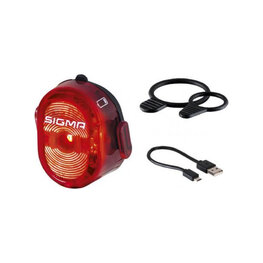 SIGMA SPORT rear light - NUGGET II - red/black