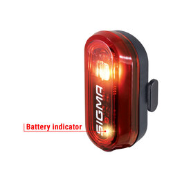 SIGMA SPORT rear light - CURVE - red/black