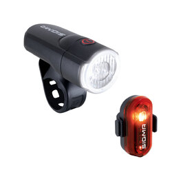 SIGMA SPORT set of lights - AURA 30 - red/black