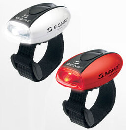 SIGMA SPORT set of lights - MICRO COMBO - white/red/black