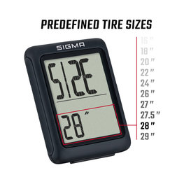 SIGMA SPORT tachometer - BC 5.0 ATS - black