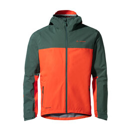 VAUDE waterproof jacket - MOAB RAIN  - green/red