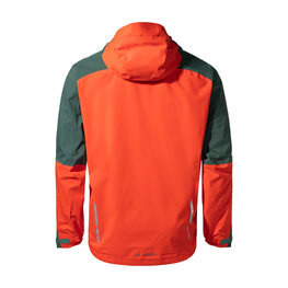 VAUDE waterproof jacket - MOAB RAIN  - green/red