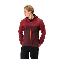 VAUDE waterproof jacket - MOAB RAIN  - red/bordeaux