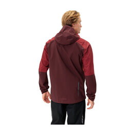 VAUDE waterproof jacket - MOAB RAIN  - red/bordeaux