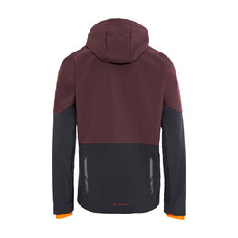 VAUDE Cycling windproof jacket - QIMSA SOFTSHELL - bordeaux/black