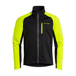 VAUDE Cycling windproof jacket - POSTA SOFTSHELL VI - yellow/black