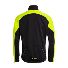 VAUDE Cycling windproof jacket - POSTA SOFTSHELL VI - yellow/black