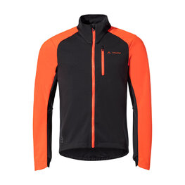 VAUDE Cycling windproof jacket - POSTA SOFTSHELL VI - red/black