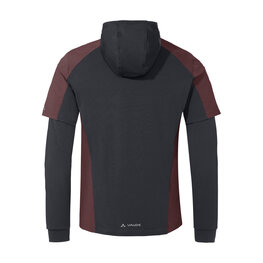 VAUDE hoodie - ALL YEAR MOAB - bordeaux/black