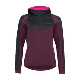VAUDE Cycling winter long sleeve jersey - QUIMSA LS - bordeaux/pink/black