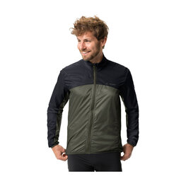 VAUDE Cycling windproof jacket - MATERA AIR - green/black