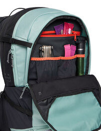 VAUDE backpack - BIKE ALPIN PRO 23+5 - black/turquoise