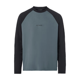 VAUDE Cycling summer long sleeve jersey - LOAMER - grey/black