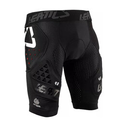 LEATT underpants with pads - IMPACT SHORTS 3DF 4.0 - black/white