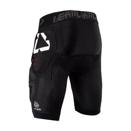 LEATT underpants with pads - IMPACT SHORTS 3DF 4.0 - black/white