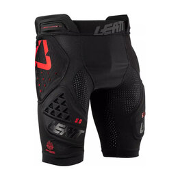 LEATT underpants with pads - IMPACT SHORTS 3DF 5.0 - black/red