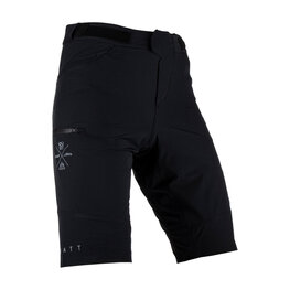 LEATT Cycling shorts without bib - MTB TRAIL 2.0 - black