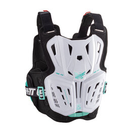 LEATT back and chest protector - CHEST PROTECTOR 4.5 WOMEN - black/white/green