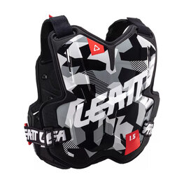 LEATT back and chest protector - CHEST PROTECTOR 1.5 TORQUE - black/white/red