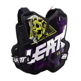 LEATT back and chest protector - CHEST PROTECTOR 1.5 TORQUE - black/yellow/white