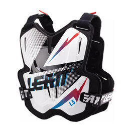 LEATT back and chest protector - CHEST PROTECTOR 1.5 TORQUE - black/white