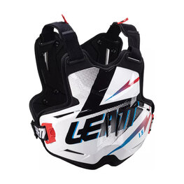 LEATT back and chest protector - CHEST PROTECTOR 1.5 TORQUE - black/white