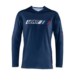 LEATT Cycling summer long sleeve jersey - MTB ENDURO 4.0 - blue