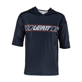 LEATT Cycling short sleeve jersey - MTB ENDURO 3.0 - black